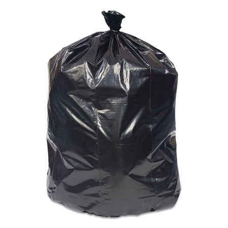 Coastwide Professional 45 gal Trash Bags, 40 in x 46 in, Extra Heavy-Duty, 1.5 mil, Black, 100 PK X8046AKER01